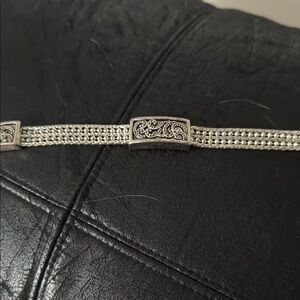 Elegant Silver-Tone Bracelet